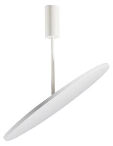 OLEV LED stropna svetilka FLUENTIS, bela, Ø 54 cm, kovina 2.700 K, Bela, Dnevna soba / jedilnica, Aluminij, Dizajn