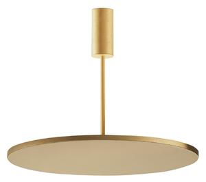 OLEV LED stropna svetilka FLUENTIS, zlata, Ø 54 cm, kovina 2.700 K, Zlata / medeninasta, Dnevna soba / jedilnica, Aluminij, Dizajn