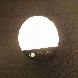 OSRAM SMART+ WiFi zunanja stenska svetilka ROUND, kamera, senzor, siva, zatemnjen, Siva, Plastika, Sodobni