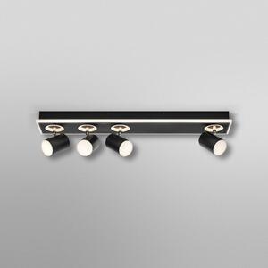 OSRAM LED stropni reflektor MARS CLICK-SELECT, 4 reflektorji, črn, Črna, Dnevna soba / jedilnica, Kovina, Sodobni