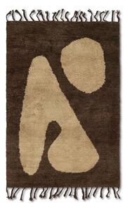 Ferm LIVINGferm LIVING - Abstract Rug Small Rjava/Off Bela ferm LIVING