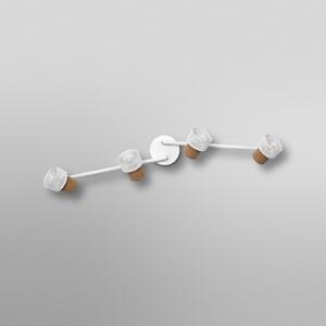 OSRAM stropni reflektor CORK, bel, 4-žarčni, z možnostjo zatemnitve, GU10, zatemnjen, Bela, Dnevna soba / jedilnica, Kovina