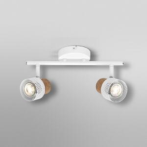 OSRAM stropni reflektor CORK, bel, 2 reflektorja, GU10-LED, 927, dim, zatemnjen, Bela, Dnevna soba / jedilnica, Kovina