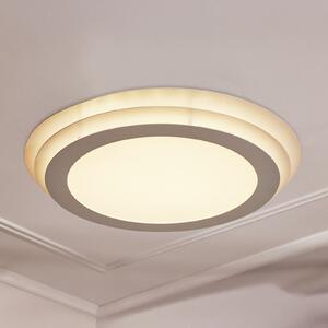 OSRAM LED stropna svetilka ORBIS SPIRAL LAYER, bela, Ø 50 cm, Bela, Dnevna soba / jedilnica, Kovina, Sodobni