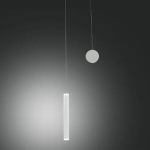 Fabas Luce LED obesna svetilka Prado, bela, kovina, z možnostjo zatemnitve, zatemnjen, Bela, Dnevna soba / jedilnica, Kovina, Sodobni