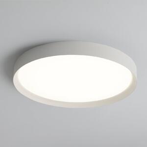 ACB ILUMINACIÓN LED stropna svetilka Minsk, bela, Ø 60 cm, Casambi, 42 W, CCT, zatemnjen, Bela, Dnevna soba / jedilnica, Kovina, Sodobni