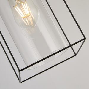 Searchlight Obesna svetilka Vesperon, prosojna, steklo, 1-svetilna, 15 cm, zatemnjen, Prozorna, Dnevna soba / jedilnica, Steklo, Sodobni