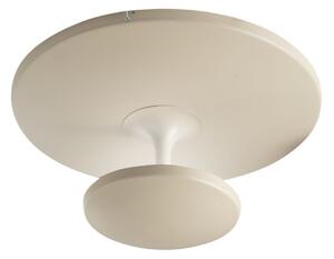 Fabas Luce LED stropna svetilka Conrad, peščena, Ø 50 cm, kovina, z možnostjo zatemnitve, zatemnjen, Bež, Dnevna soba / jedilnica, Kovina, Sodobni