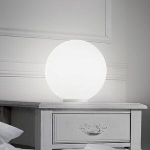Ideallux Ideal Lux namizna svetilka Mapa, Ø 40 cm, opalno steklo, krogla, E27, Bela, Dnevna soba / jedilnica, Steklo, Globus