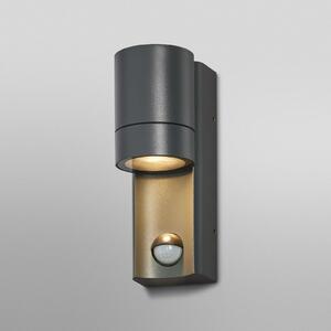 OSRAM senzorska zunanja stenska svetilka ENDURA CLASSIC ISIDOR temno siva, zatemnjen, Siva, Aluminij, Sodobni