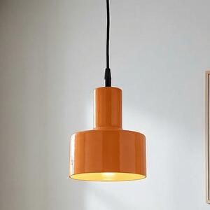 PR Home Visoka svetilka Solo Small s vtičem Ø13cm, oranžna, Oranžna, Dnevna soba / jedilnica, Kovina