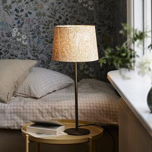 PR Home Namizna svetilka BASE ELDERTREE, rumena, višina 58 cm, tkanina, Rumena, Dnevna soba / jedilnica, Kovina