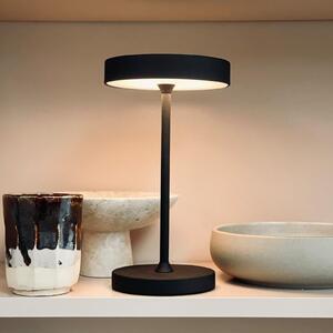 Dyberg Larsen LED namizna svetilka Starlight, črna, višina 26 cm, zatemnjen, Črna, Dnevna soba / jedilnica, Kovina, Dizajn