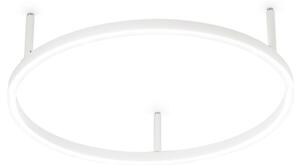 IDEAL LUX Ideal Lux LED stropna svetilka Oracle Slim Ø 50 cm bela 3.000 K, Bela, Dnevna soba / jedilnica, Aluminij, Sodobni