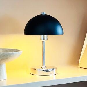 Dyberg Larsen LED namizna svetilka Malmö, višina 23 cm, kovina, zatemnjen, Kovinska, Dnevna soba / jedilnica, Kovina, Dizajn