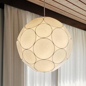 Tom Dixon viseča svetilka Soft, Ø 45 cm, bela, plastika, E27, zatemnjen, Bela, Dnevna soba / jedilnica, Plastika, Dizajn, Globus
