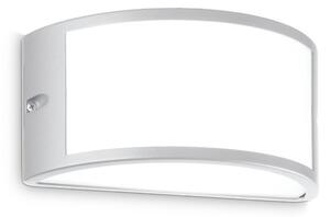 IDEAL LUX Ideal Lux zunanja stenska svetilka Rex 1, siva, aluminij, IP44, E27, zatemnjen, Siva, Aluminij, Stenska vtičnica zgoraj / spodaj