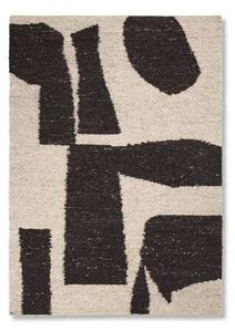 Ferm LIVINGferm LIVING - Piece Rug 140 x 200 OffWhite/Coffee ferm LIVING