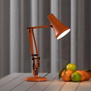 Anglepoise LED namizna svetilka 90 MINI VIVID, oranžna, USB, zatemnjen, Oranžna, Študija / pisarna, Kovina, Industrijski dizajn, Namizno senčilo