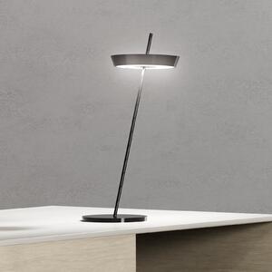 Sigor LED namizna svetilka Mahina, črna, višina 36 cm, kovina, CCT, zatemnjen, Črna, Dnevna soba / jedilnica, Aluminij, Sodobni