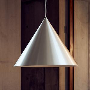 FRANDSEN obesna svetilka Benjamin, Ø 30 cm, brušeno aluminij, E27, zatemnjen, Kovinska, Dnevna soba / jedilnica, Aluminij, Dizajn