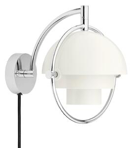 GUBI Gubi stenska svetilka Multi-Lite, bela, kovina, G9, zatemnjen, Bela, Dnevna soba / jedilnica, Medenina, Dizajn