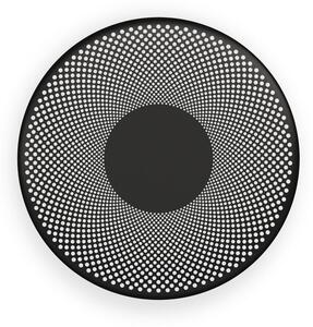 Northern LED stenska svetilka Glint, črna mat, jeklo, Ø 25 cm, zatemnjen, Črna, Dnevna soba / jedilnica, Aluminij, Dizajn