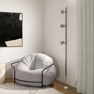 Paulmann URail LED-tirni spot Luxe Zigbee krom mat GU10, zatemnjen, Kovinska, Dnevna soba / jedilnica, Plastika, Sodobni