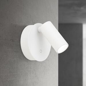 ORION LED stenska svetilka Luxy, bela, aluminij, CCT, dimmer, zatemnjen, Bela, Hodnik, Aluminij, Sodobni