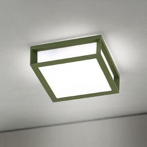 ORION Zunanja svetilka Henry, zelena, litega aluminija, E27, IP44, zatemnjen, Zelena, Aluminij, Sodobni