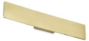 IDEAL LUX Ideal Lux LED stenska svetilka Zig Zap, širina 53 cm, barva medenina, Zlata / medeninasta, Dnevna soba / jedilnica, Aluminij, Sodobni
