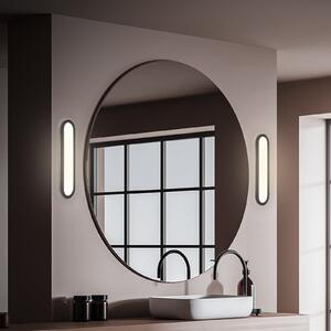 Briloner LED stenska svetilka za kopalnico Pil, črna, širina 35 cm, plastika, Črna, Kopalnica, Plastika, Sodobni