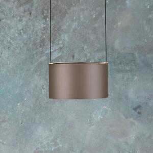 PURE LED-visoka svetilka Clipse, bronasta barva Ø 20 cm CCT, 2-flg, zatemnjen, Bronasta / starinska medenina, Dnevna soba / jedilnica, Kovina, Sodobni