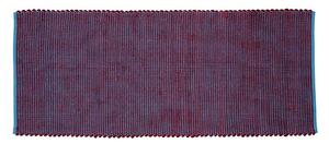 HübschHübsch - Kawa Runner 80x200 Burgundy/Blue Hübsch