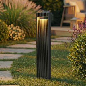 Lucande LED-svetilka Tavion, 80 cm, antracit, IP65, Črna, Aluminij, Sodobni