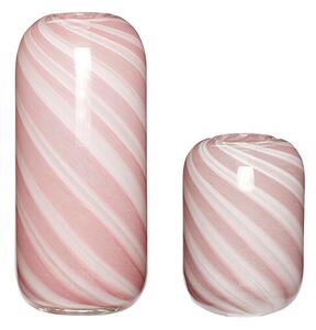 HübschHübsch - Candy Vases 2 pcs. Pink Hübsch