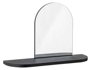 BloomingvilleBloomingville - Annlie Mirror w/Shelf Black MDF Bloomingville