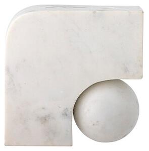 BloomingvilleBloomingville - Abbelin Candle Holder White/Marble Bloomingville