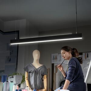 OSRAM LED-visoka svetilka Office line Cuboid črna 4.000 K DIM, zatemnjen, Črna, Študija / pisarna, Aluminij, Sodobni