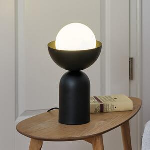 OSRAM namizna svetilka Decor Bowl, črna, jeklo, E14, Črna, Dnevna soba / jedilnica, Kovina, Sodobni