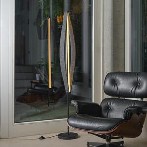 OSRAM LED-stoječa svetilka Decor Flat Felt, siva, filc, 3.000 K, Siva, Dnevna soba / jedilnica, Tkanine / tekstil, Sodobni