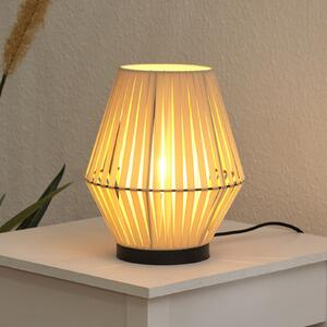 OSRAM namizna svetilka Decor Stripes, bež, tekstil, E14, Bež, Dnevna soba / jedilnica, Tkanine / tekstil