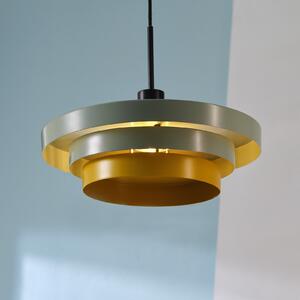 OSRAM viseča svetilka Decor Layers, zelena/rumena, jeklo, E27, zatemnjen, Zelena, Kuhinja, Kovina, Sodobni