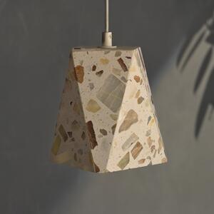 OSRAM viseča svetilka Decor Gleam Box, teraco, bež, E27, zatemnjen, Bež, Dnevna soba / jedilnica, Marmor