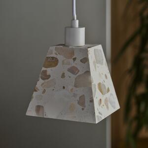 OSRAM obesna svetilka Decor Gleam Weight, Terrazzo, bež, E14, zatemnjen, Bež, Dnevna soba / jedilnica, Marmor