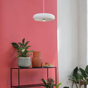OSRAM viseča svetilka Decor Plaster Pure, sadra, Ø 30 cm, E27, zatemnjen, Bela, Dnevna soba / jedilnica, Mavec/glina