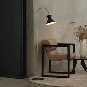 OSRAM Stojna svetilka Decor Waist, jeklo, črna, E27, Črna, Dnevna soba / jedilnica, Kovina, Sodobni