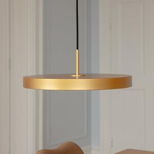 UMAGE LED-visoka svetilka Asteria Medium, barva medenine Ø 43 cm, zatemnjen, Zlata / medeninasta, Dnevna soba / jedilnica, Kovina, Dizajn