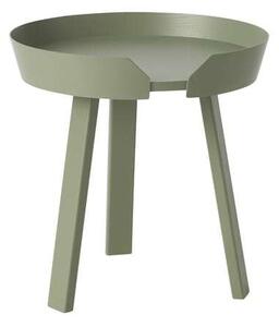 MuutoMuuto - AOkrogla Coffee Table Small Dusty Zelena Muuto