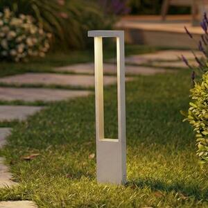 Lindby LED-svetilka Lonete, bela, višina 65 cm, IP65, Bela, Aluminij, Sodobni